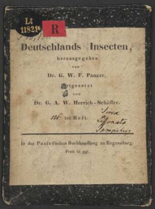 Deutschlands Insecten ... 126tes Heft.