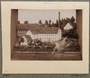 Das Geburtshaus von Traugott Gottlob Bienert und die neue Obermühle in Eschdorf bei Dresden