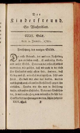 CCCIX. Stück, den 2. Junii,1781