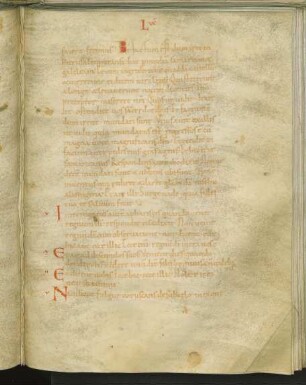 Evangelium secundum Lucam (Anfang fehlt)