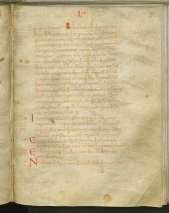 Evangelium secundum Lucam (Anfang fehlt)