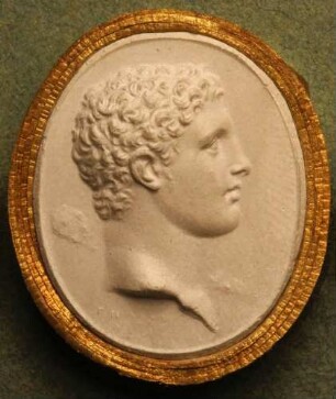 Profilkopf des jungen Herkules (Daktyliothek, Erstes Mythologisches Tausend)