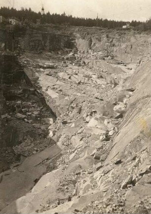 Granitbruch Demitz : Granitbrüche Demitz. Bruch "Thumitz"