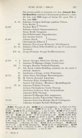 225-236, Matrikel 23105-23423 (1645-1648)