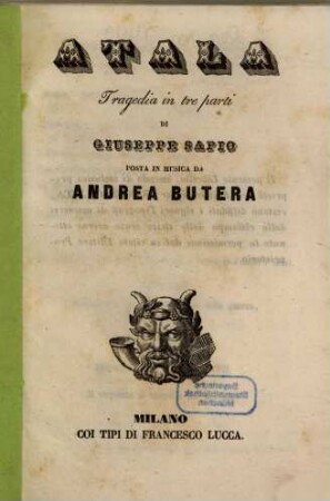 Atala : tragedia in tre parti