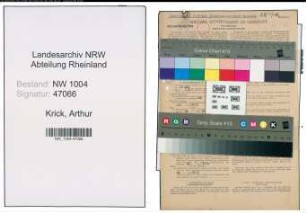 Entnazifizierung Arthur Krick , geb. 17.02.1892 (Staatsanwalt)