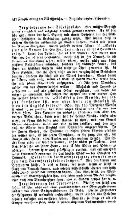 Zergliederung der Bibelsprüche