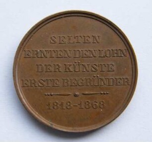 Gedenkmedaille Franz Xaver Gabelsberger : Sammlung Beinhorn. Gedenkmedaille Franz Xaver Gabelsberger. Bronze; Durchmesser 28 mm, Gewicht 9,4 g (J. A. Ries). Dresden: SLUB R c 0013