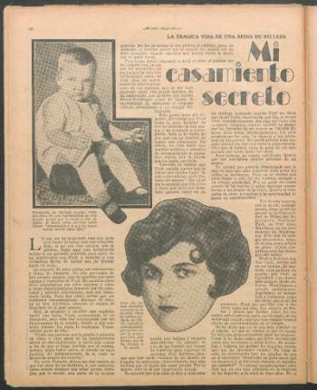 Mi casamiento secreto : La trágica vida de una reina de belleza