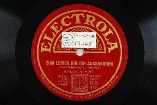 Zum Leiden bin ich auserkoren : ("Die Zauberflöte") / (Mozart)