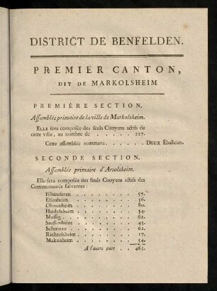 31-44, District de Benfelden.