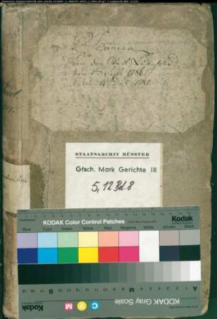 Belege zum Hypothekenbuch ("Scrinium") der Stadt Lüdenscheid Bd. 8