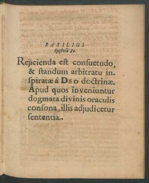Basilius Epistola 80.