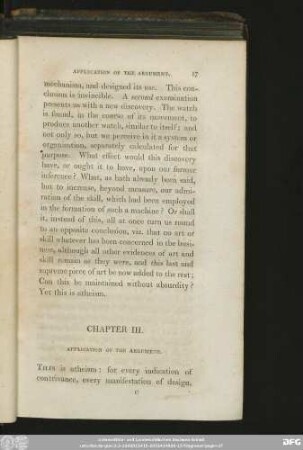 Chapter III. Application Of The Argument.