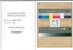 Entnazifizierung Hermann Anders , geb. 09.12.1907 (Studienrat)