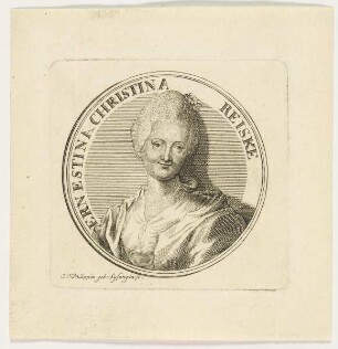 Bildnis der Ernestina Christina Reiske