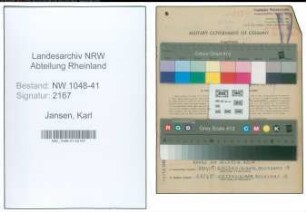 Entnazifizierung Karl Jansen , geb. 12.10.1921 (Polizist)
