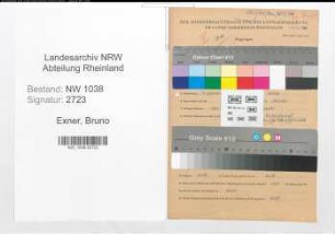 Entnazifizierung Bruno Exner , geb. 07.12.1908 (Landwirt)