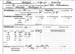 Todd, Willibald