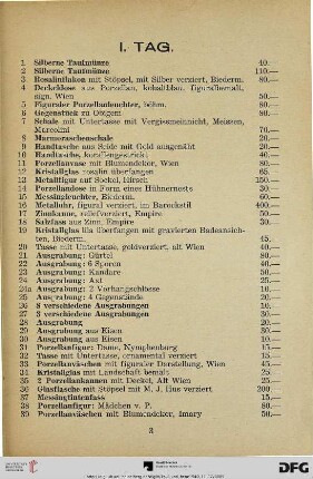 I. Tag (Nr. 1-330)