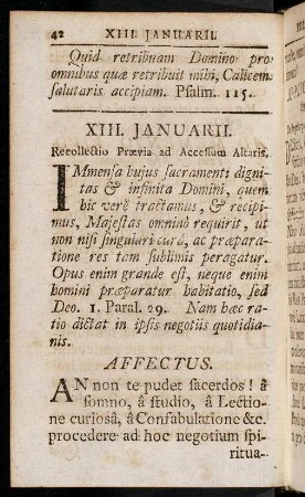 42-61, XIII. Januarii. - XVIII. Januarii.