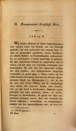 Geschiedenis des vaderlands, 3. Behelzende de geschiedenis van het tweede, of henegouwsche, en het begin van het derde, of beijersche, grafelijk huis