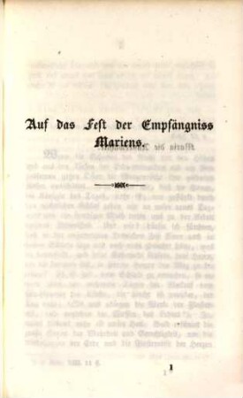 Predigten, 4. Predigten auf die Festtage der Heiligen im katholischen Kirchenjahre