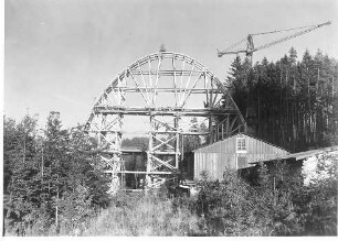 Rohrbach-(Friedens)brücke, km 211,808 - 212,130 Lehrgerüst Bogen 3