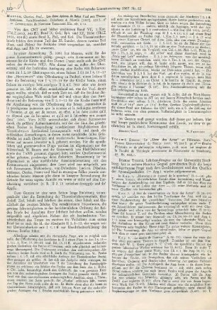 914-916 [Rezension] Trocmé, Etienne, Le "livre des Actes" et l'histoire