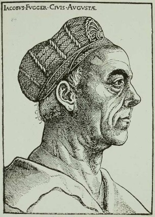 Fugger, Jakob II., der Reiche : Hans Burgkmair. Jakob Fugger II, der Reiche. Holzschnitt