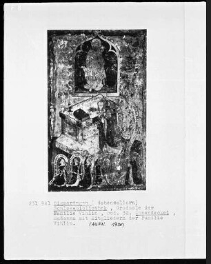 Graduale der Familie Vihlin, Madonna mit Mitgliedern der Familie Vihlin