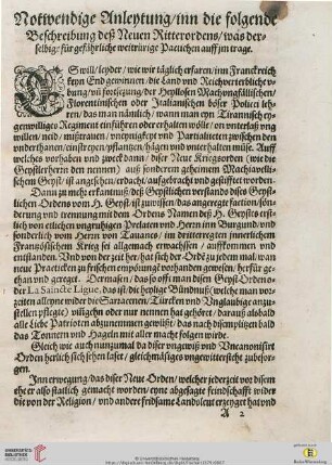 Notwendige Anleytung