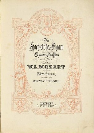 Die Hochzeit des Figaro : Opera buffa in 4 Akten