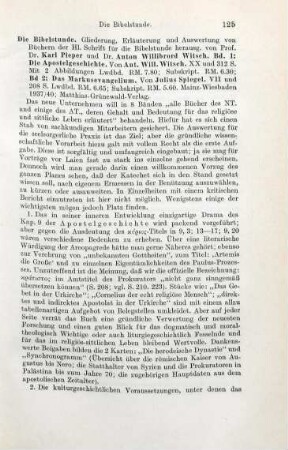 125-126 [Rezension] Die Bibelstunde