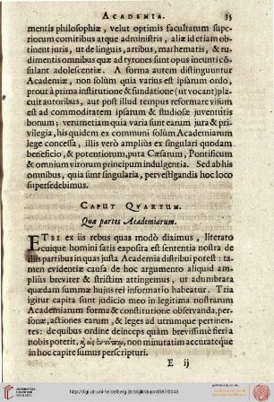 Caput Quartum