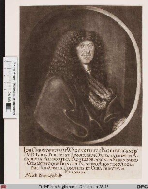 Bildnis Johann Christoph Wagenseil