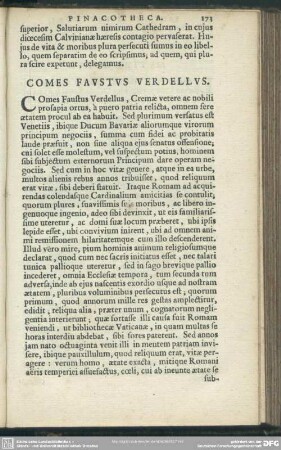 Comes Faustus Verdellus
