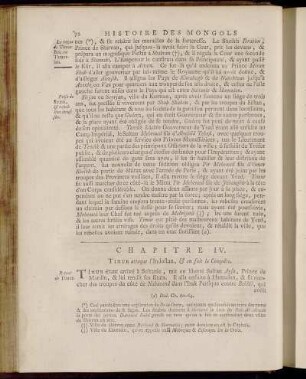 Chapitre IV. Timur attaque l´Indostan, & en fait la Conquête.