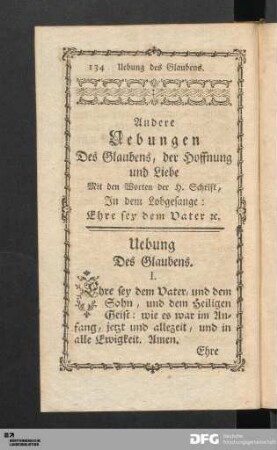 Andere Uebungen Des Glaubens, der Hoffnung und Liebe...