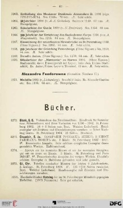 Bücher (Nr. 1272-1279)