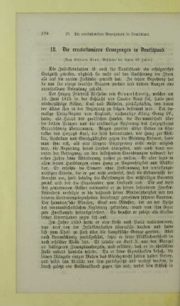 18. Die revolutionären Bewegungen in Deutschland