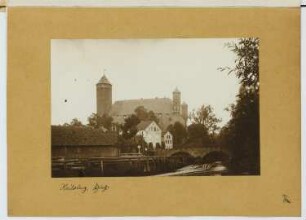 Schloss Heilsberg: Ansicht (aus: Skizzen- und Fotoalbum 20)