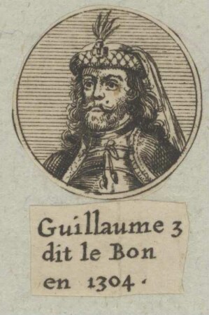 Bildnis von Gauillaume 3., Graf von Holland