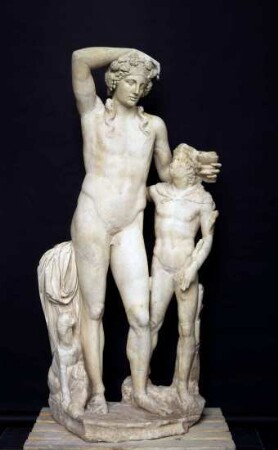 Statuengruppe mit Dionysos und Satyr