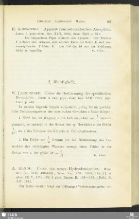 2. Dichtigkeit
