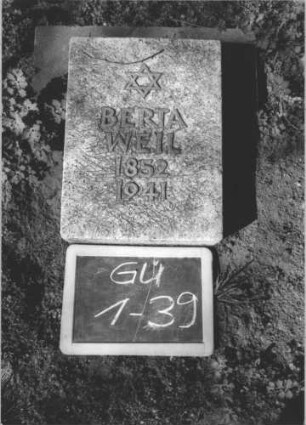 Grabstein GU/1/39