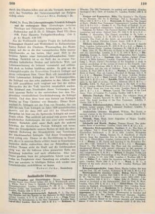 109 [Rezension] Feifel, Rosa, Die Lebensphilosophie Friedrich Schlegels und ihr verborgener Sinn