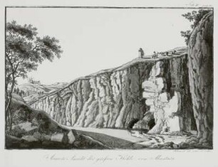 Aeusere Ansicht der grossen Höhle von Alcantara (Tab.IV, pag. 117)