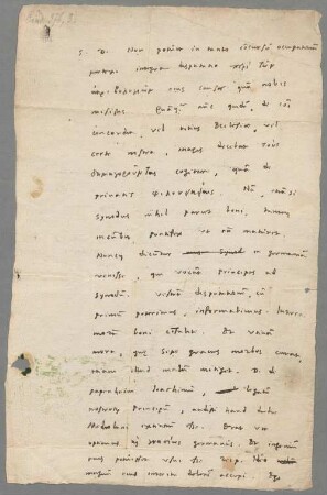 Philipp Melanchthon (1497 - 1560) Autographen: Briefe von Philipp Melanchthon an verschiedene Adressaten - BSB Autogr.Cim. Melanchthon, Philipp, 4. Philipp Melanchthon (1497 - 1560) Autographen: Brief von Philipp Melanchthon an Hieronymus Baumgartner - BSB Autogr.Cim. Melanchthon, Philipp.4