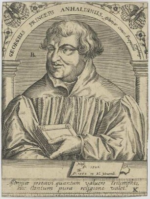 Bildnis des Georgius Princeps Anhaldinus